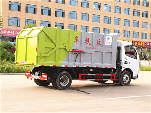國五東風凱普特掛桶對接式垃圾車