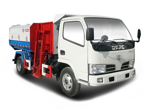東風5方側(cè)裝掛桶式垃圾車（國五）